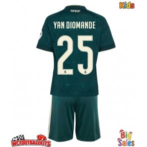 Real Madrid Yan Diomande #25 Replica Away Stadium Kit for Kids 2026-27 Short Sleeve (+ pants)